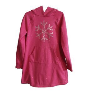 Jumping Beans Dress All-Day-Play Hoodie Sweatshirt With Bling size 6